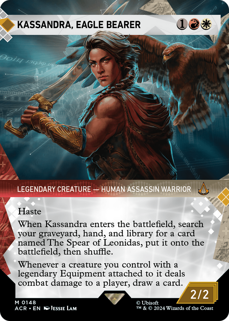 Kassandra, Eagle Bearer (Showcase) (ACR-148) - Assassin's Creed: (Showcase) (Borderless)
