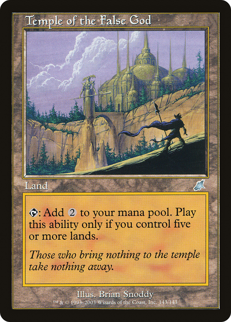 Temple of the False God (SCG-143) - Scourge