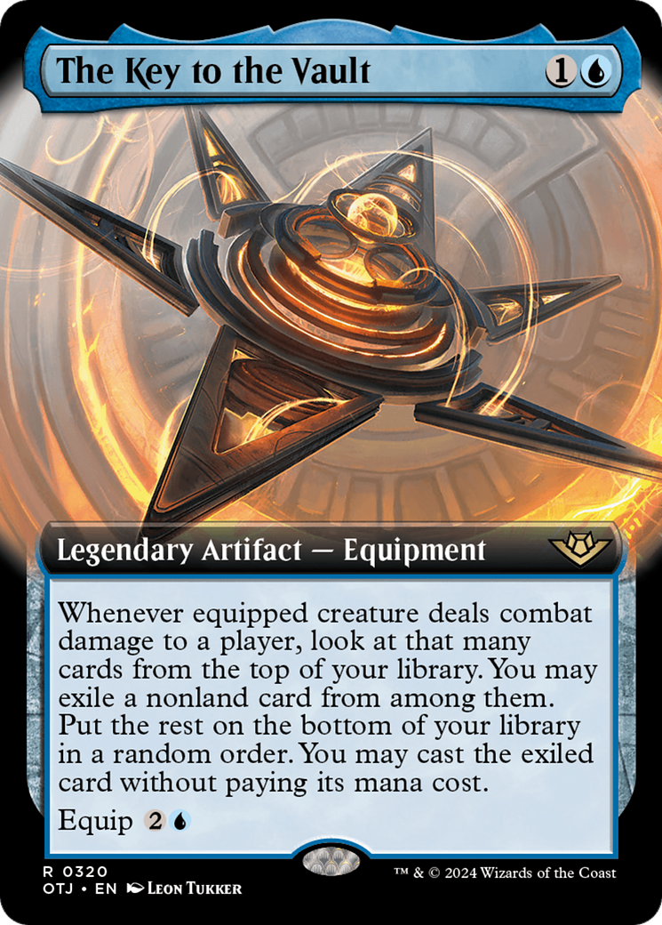 The Key to the Vault (Extended Art) (OTJ-320) - Outlaws of Thunder Junction: (Extended Art)