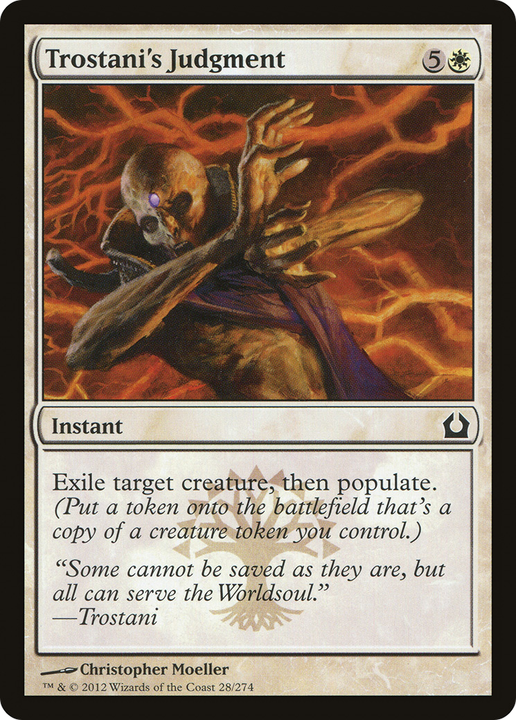 Trostani's Judgment (RTR-028) - Return to Ravnica Foil