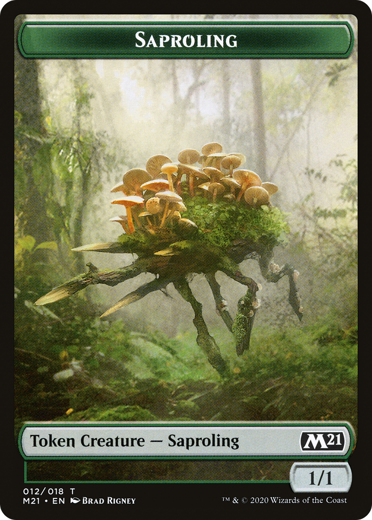 Saproling (TM21-012) - Core Set 2021 Tokens