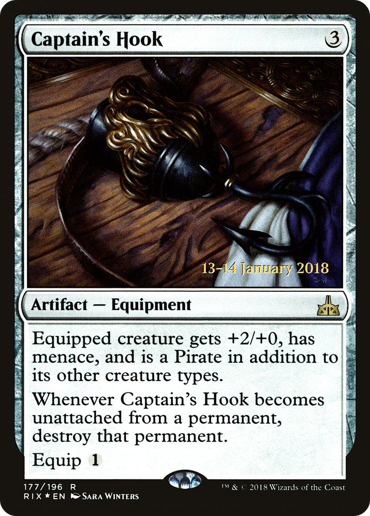 Captain's Hook (PRE-177) - Rivals of Ixalan Promos Foil