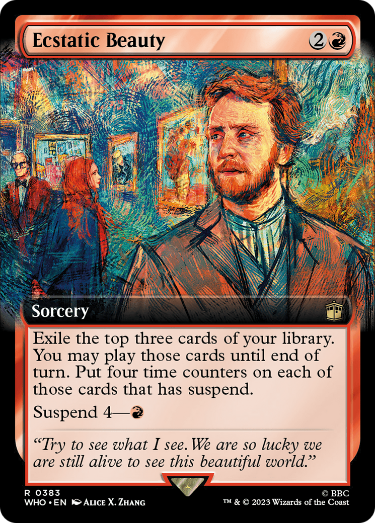 Ecstatic Beauty (Extended Art) (WHO-383) - Doctor Who: (Extended Art) Foil