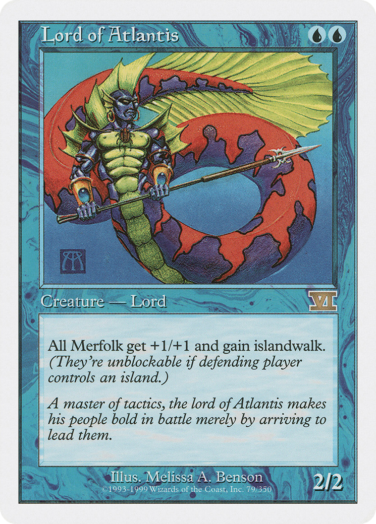 Lord of Atlantis (6ED-079) - Classic Sixth Edition