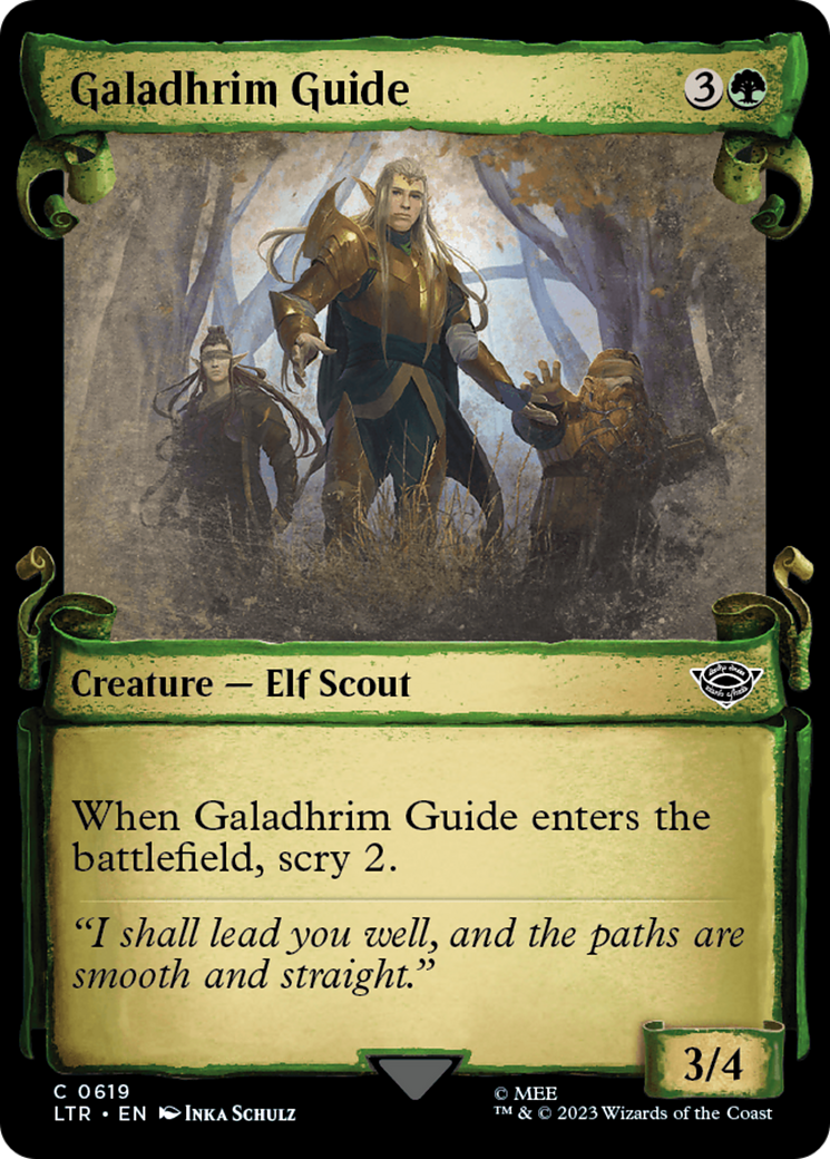 Galadhrim Guide (Showcase Scrolls) (LTR-619) - The Lord of the Rings: Tales of Middle-earth: (Showcase)