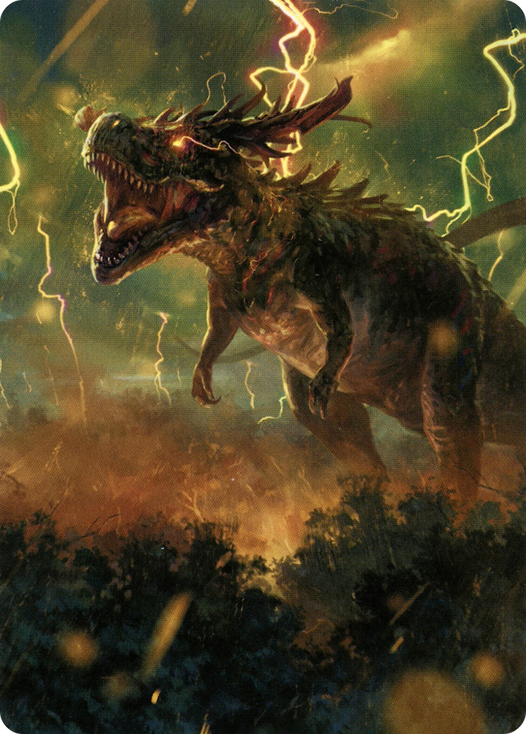 Thrasta, Tempest's Roar // Thrasta, Tempest's Roar (AMH2-042) - Modern Horizons 2 Art Series (Borderless)