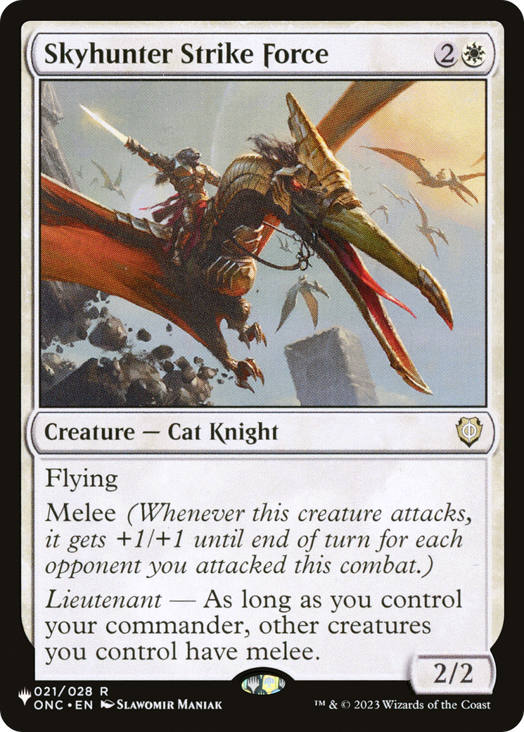 Skyhunter Strike Force (LIST-021/028) - The List