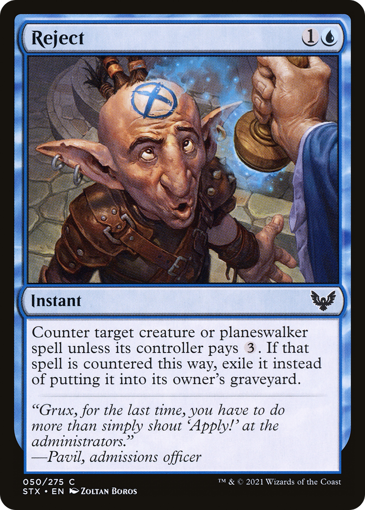 Reject (STX-050) - Strixhaven: School of Mages