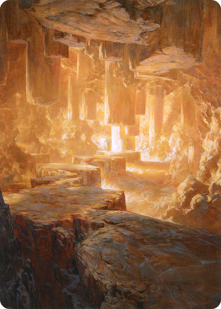 Pillarverge Pathway // Pillarverge Pathway (AZNR-028) - Zendikar Rising Art Series (Borderless)