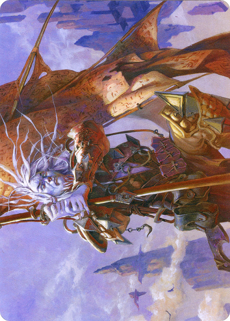 Sea Gate Banneret // Sea Gate Banneret (AZNR-043) - Zendikar Rising Art Series (Borderless) Foil