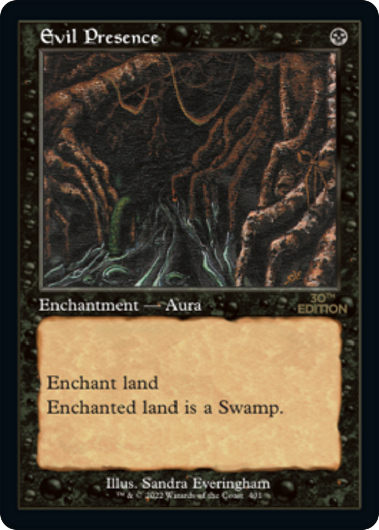 Evil Presence (Retro Frame) (30A-401) - 30th Anniversary Edition