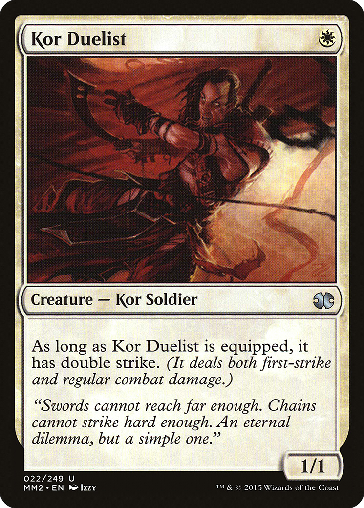 Kor Duelist (MM2-022) - Modern Masters 2015