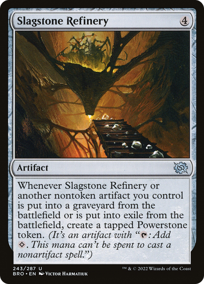 Slagstone Refinery (BRO-243) - The Brothers' War Foil