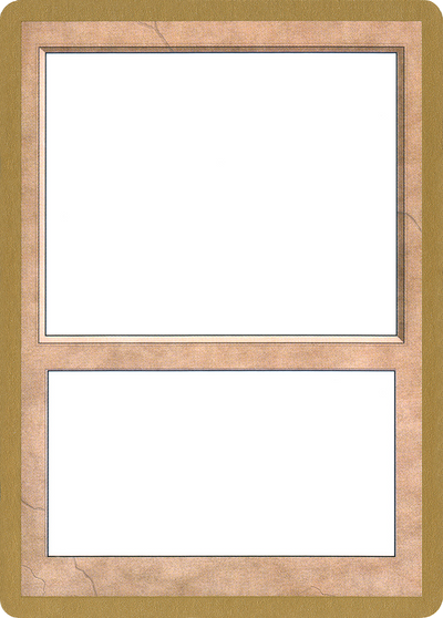 2001 World Championship Blank Card (WCD-) - World Championship Decks 2001