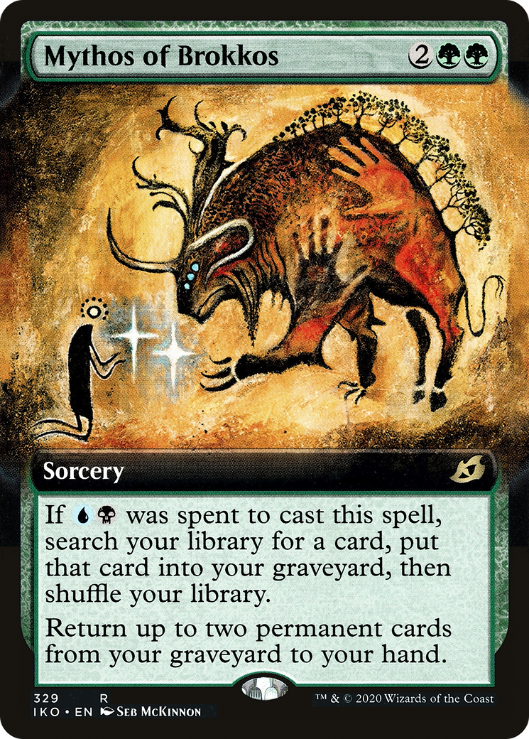 Mythos of Brokkos (Extended Art) (IKO-329) - Ikoria: Lair of Behemoths: (Extended Art)