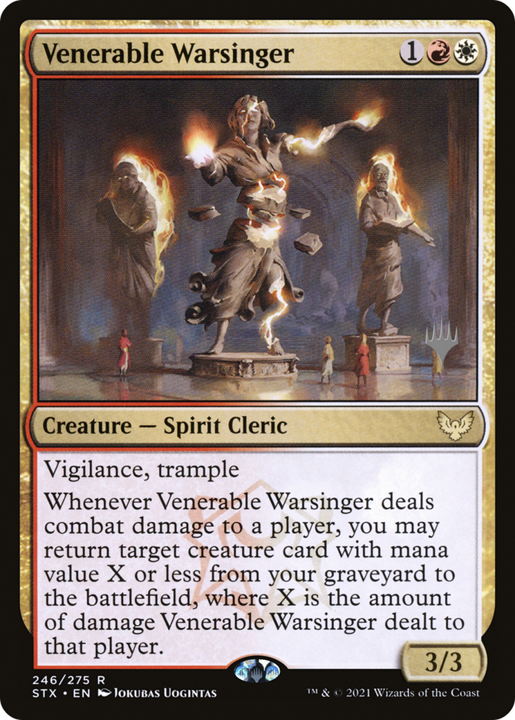 Venerable Warsinger (PPSTX-246) - Strixhaven: School of Mages Promos Foil