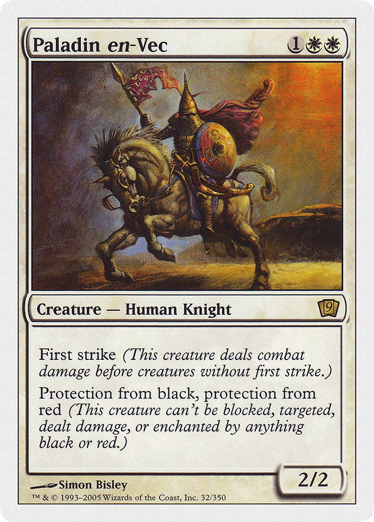 Paladin en-Vec (9ED-032) - 9th Edition Foil