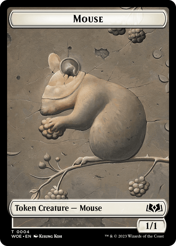 Mouse (TWOE-004) - Wilds of Eldraine Tokens Foil