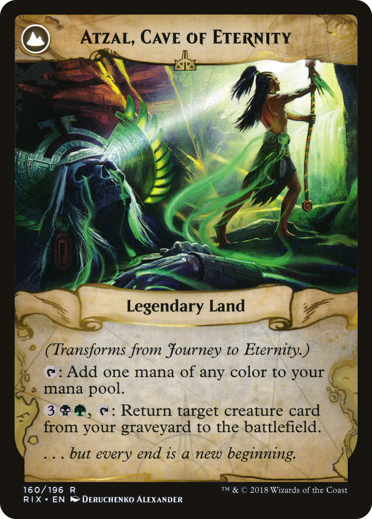 Journey to Eternity (RIX-160) - Rivals of Ixalan: (compasslanddfc) Foil