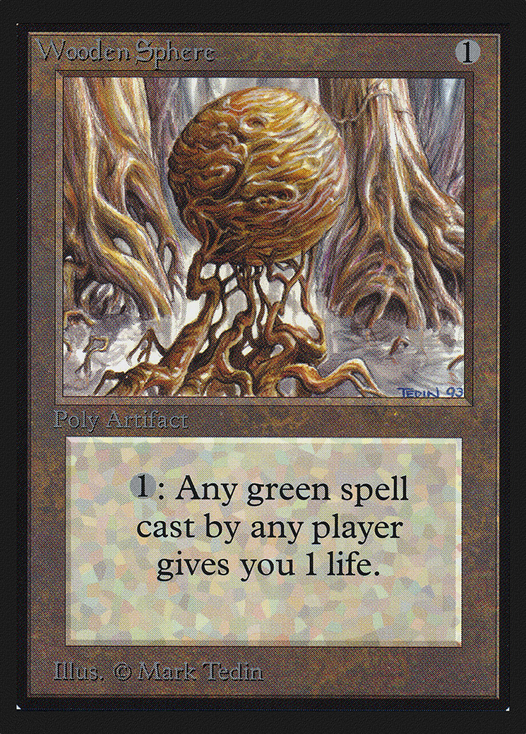 Wooden Sphere (CE) (CED-) - Collectors' Edition