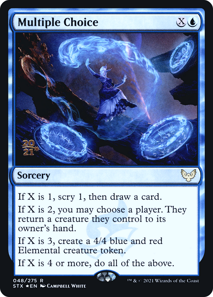 Multiple Choice (PRE-048) - Strixhaven: School of Mages Promos Foil