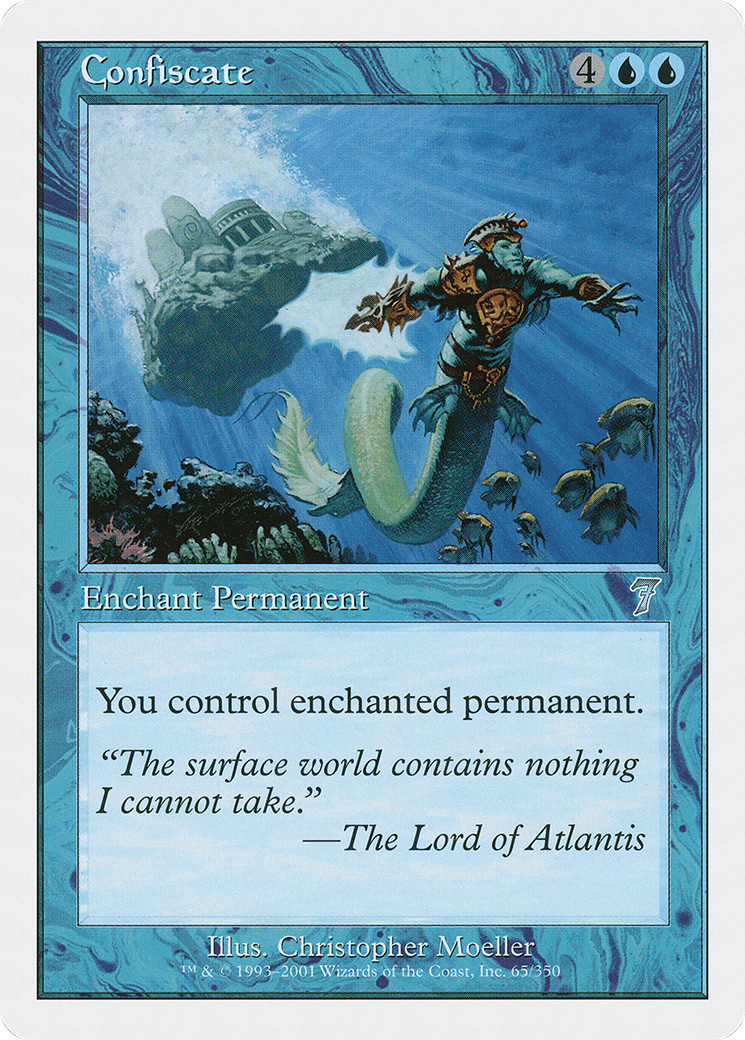 Confiscate (7ED-065) - 7th Edition Foil