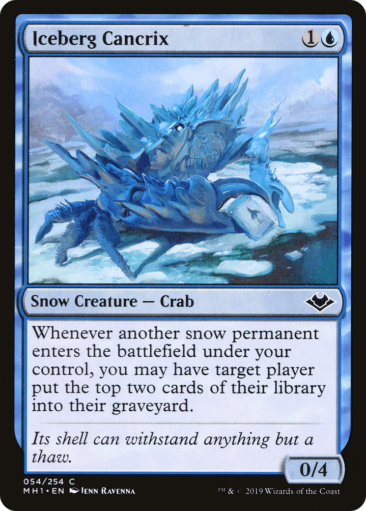 Iceberg Cancrix (MH1-054) - Modern Horizons Foil