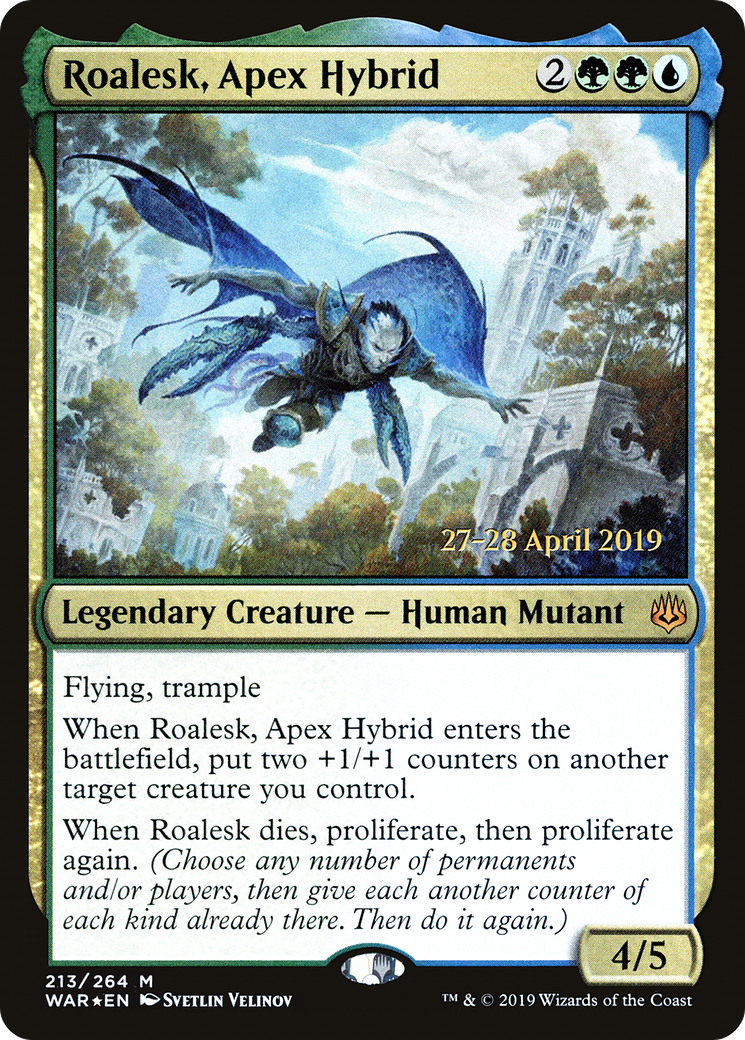 Roalesk, Apex Hybrid (PRE-213) - War of the Spark Promos Foil