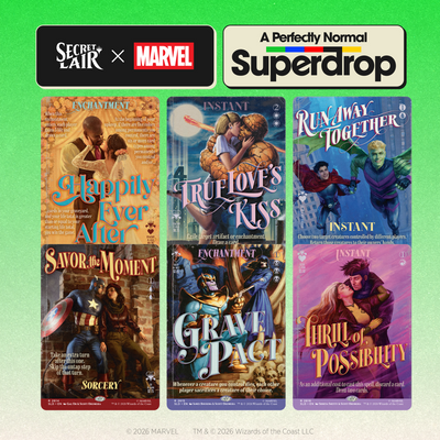 Secret Lair x Marvel: True Believers in Love Non-Foil Edition