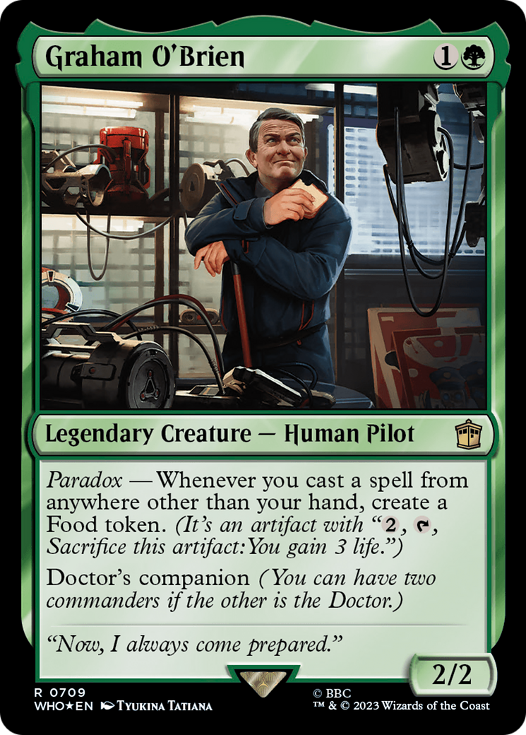 Graham O'Brien (Surge Foil) (WHO-709) - Doctor Who Foil