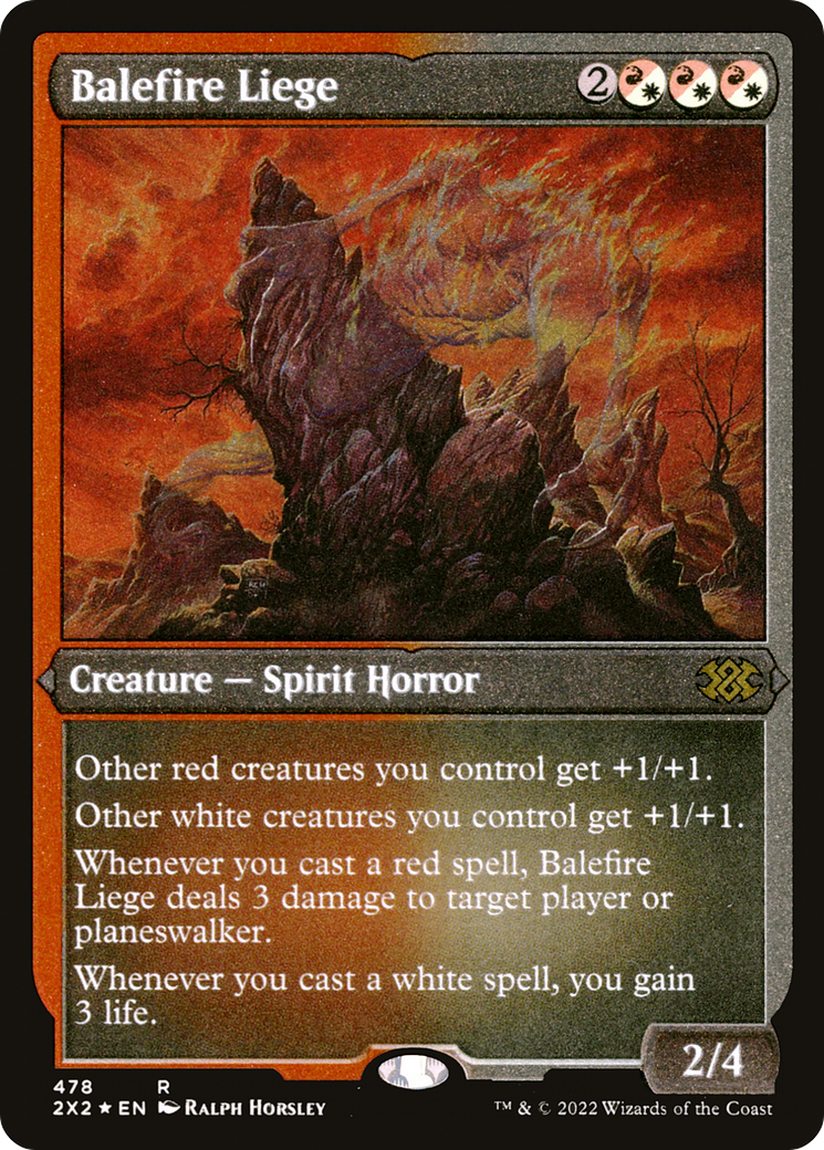 Balefire Liege (Foil Etched) [Double Masters 2022]