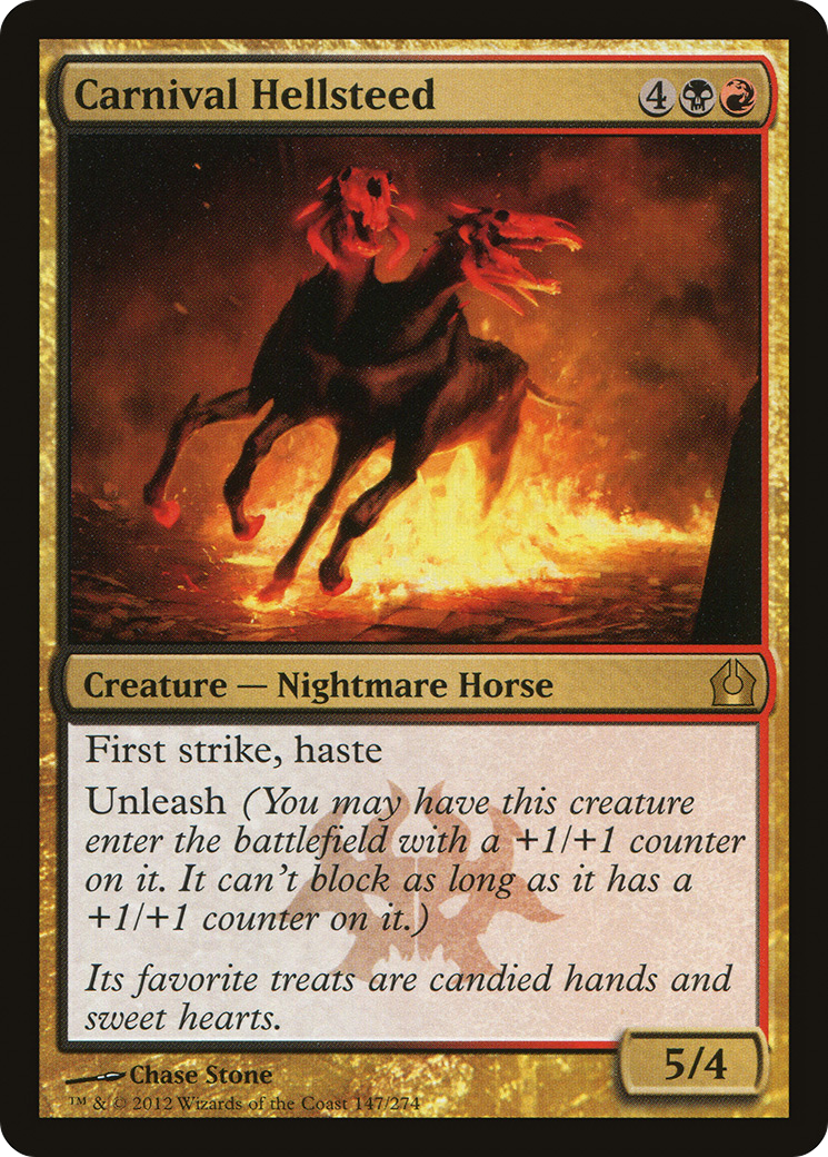 Carnival Hellsteed (RTR-147) - Return to Ravnica Foil