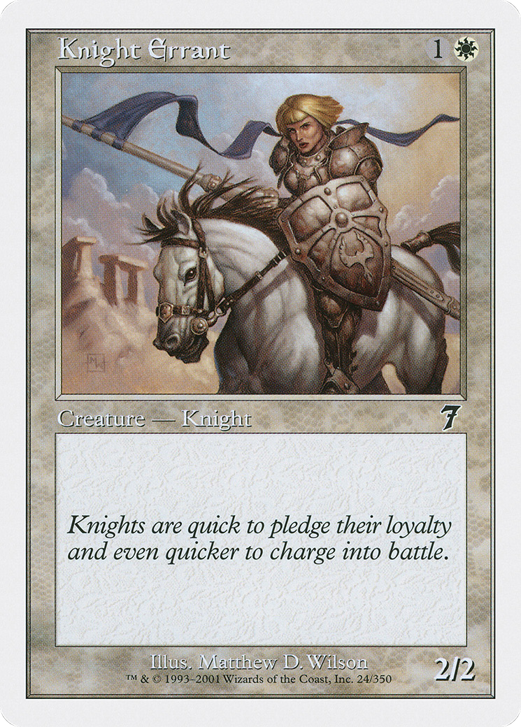 Knight Errant (7ED-024) - 7th Edition