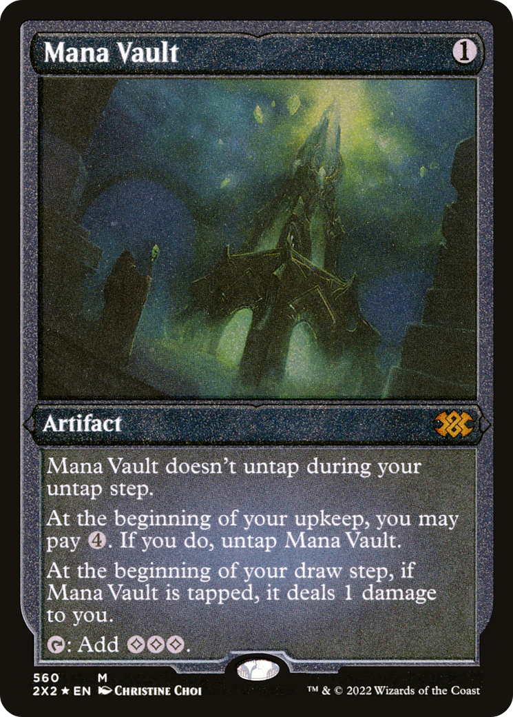 Mana Vault (Foil Etched) (2X2-560) - Double Masters 2022 Foil