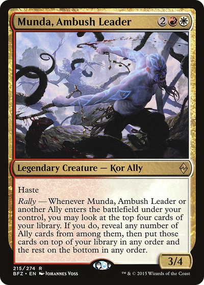 Munda, Ambush Leader (BFZ-215) - Battle for Zendikar