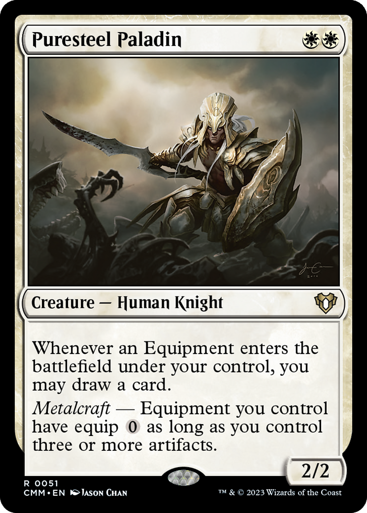 Puresteel Paladin (CMM-051) - Commander Masters