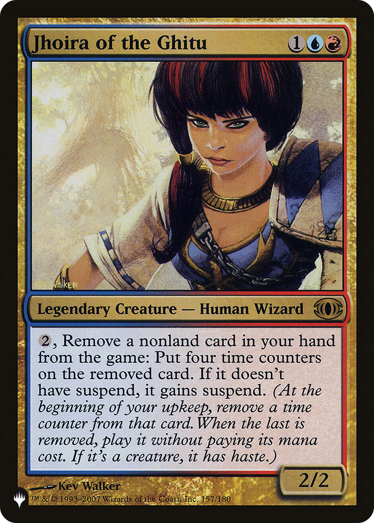 Jhoira of the Ghitu (LIST-157/180) - The List