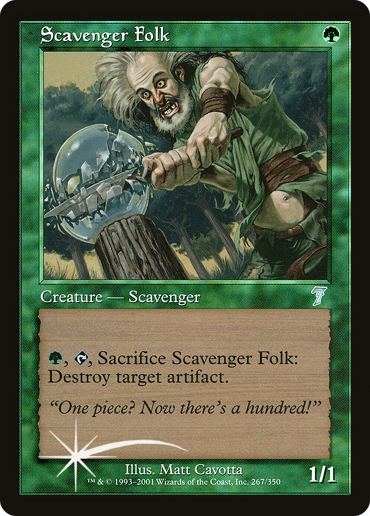 Scavenger Folk (7ED-267) - 7th Edition Foil