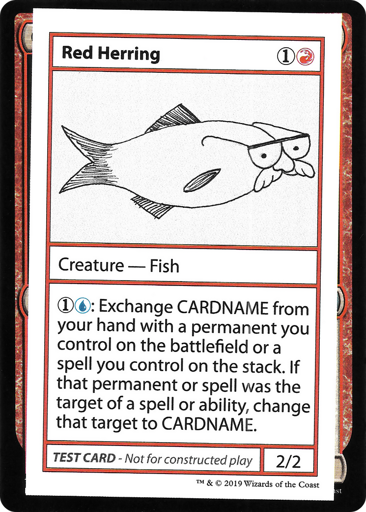 Red Herring (No PW Symbol) (CMB1-062) - Mystery Booster Playtest Cards 2021