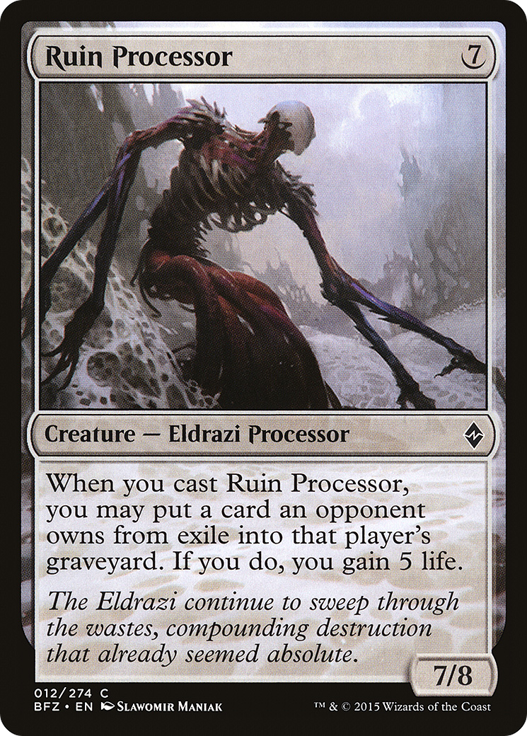 Ruin Processor (BFZ-012) - Battle for Zendikar Foil