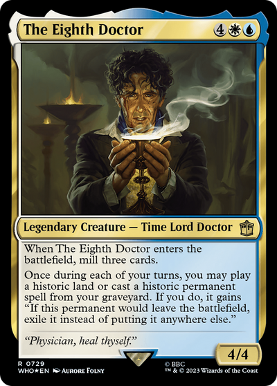 The Eighth Doctor (Surge Foil) (WHO-729) - Doctor Who Foil