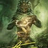 Elvish Mystic // Elvish Mystic (ACMM-041) - Commander Masters Art Series (Borderless)