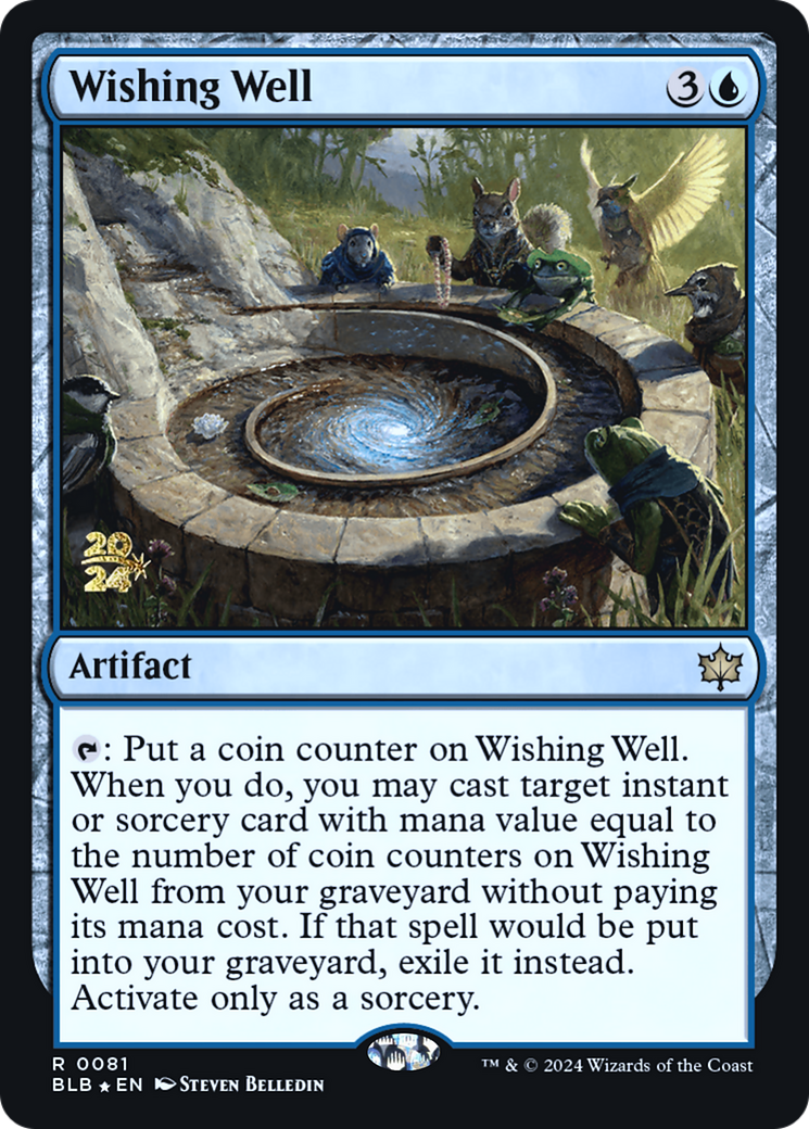 Wishing Well (PRE-081) - Bloomburrow Promos Foil