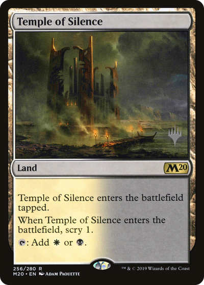 Temple of Silence (PPM20-256P) - Core Set 2020 Promos