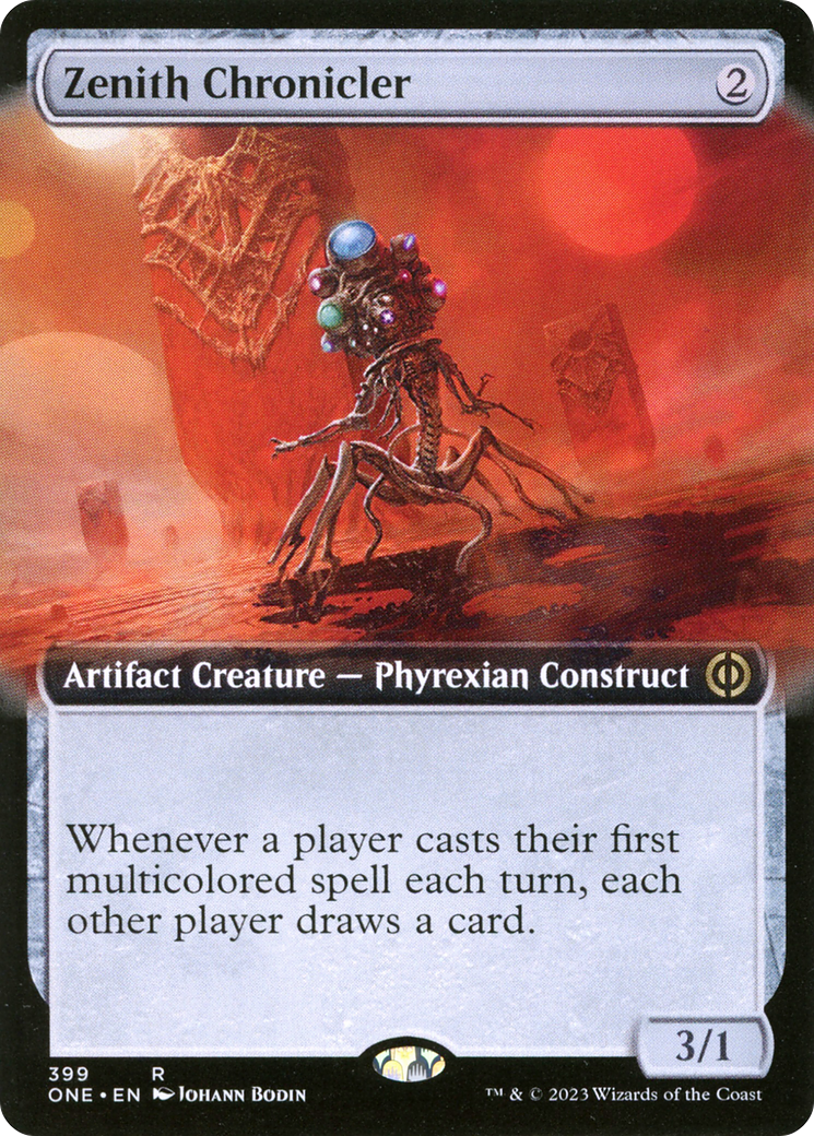 Zenith Chronicler (Extended Art) (ONE-399) - Phyrexia: All Will Be One: (Extended Art) Foil