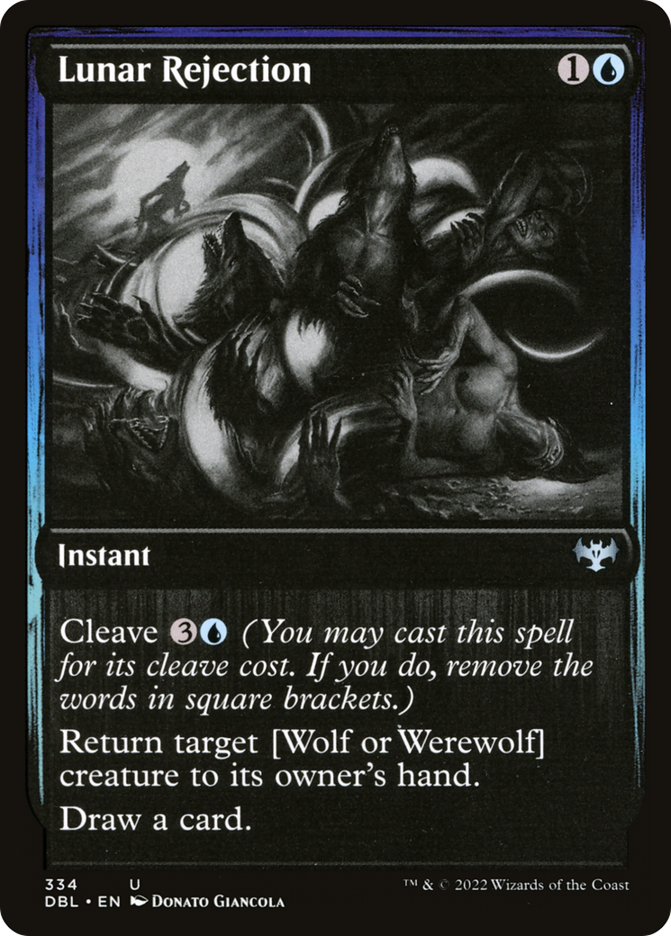 Lunar Rejection (DBL-334) - Innistrad: Double Feature Foil
