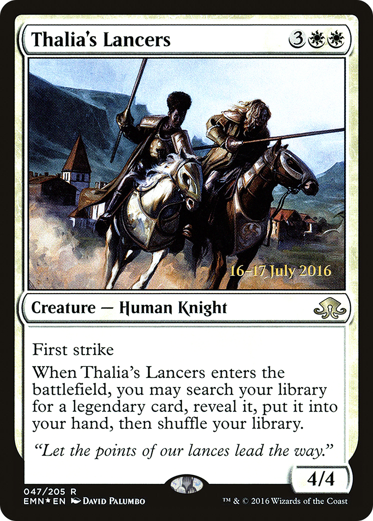 Thalia's Lancers (PRE-047) - Eldritch Moon Promos Foil