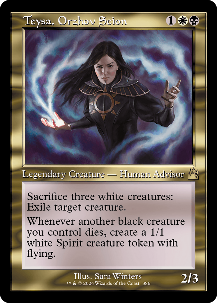 Teysa, Orzhov Scion (Retro Frame) (RVR-386) - Ravnica Remastered Foil