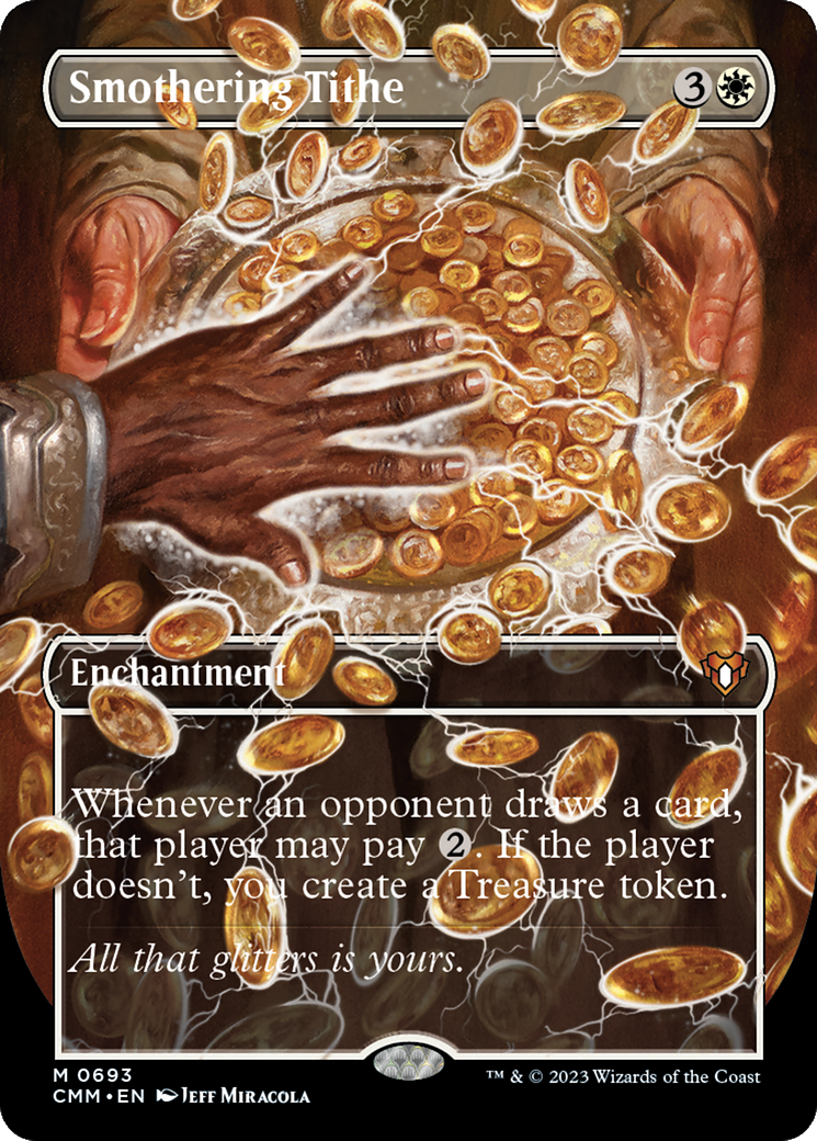 Smothering Tithe (Borderless) (CMM-693) - Commander Masters (Borderless)