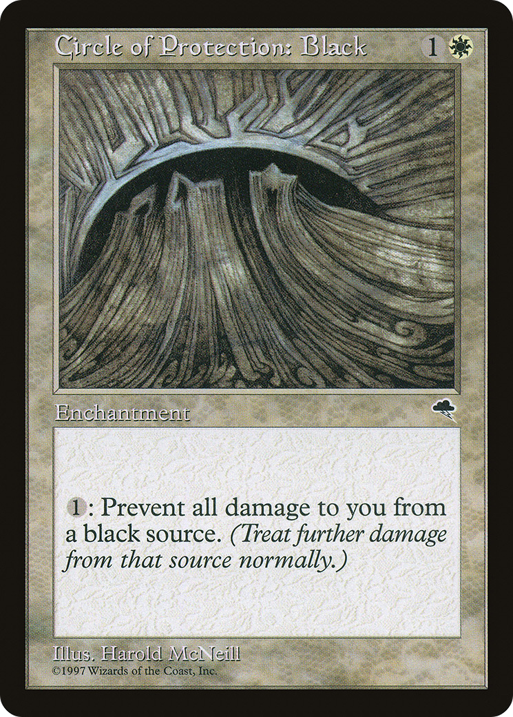 Circle of Protection: Black (TMP-008) - Tempest
